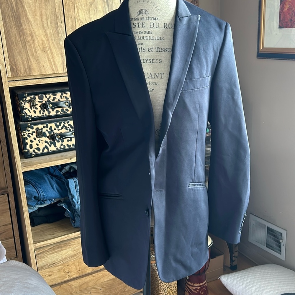 Navy R R Orsini Blazer - 40R